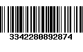 Código de Barras 3342280892874