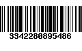 Código de Barras 3342280895486