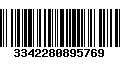 Código de Barras 3342280895769