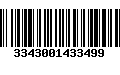 Código de Barras 3343001433499