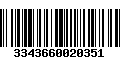 Código de Barras 3343660020351