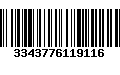 Código de Barras 3343776119116