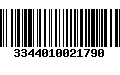 Código de Barras 3344010021790