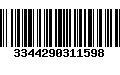 Código de Barras 3344290311598