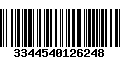 Código de Barras 3344540126248