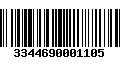 Código de Barras 3344690001105