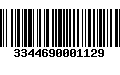 Código de Barras 3344690001129