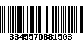 Código de Barras 3345570881503