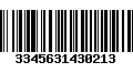 Código de Barras 3345631430213