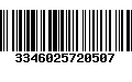 Código de Barras 3346025720507