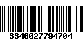 Código de Barras 3346027794704