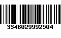 Código de Barras 3346029992504