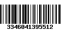 Código de Barras 3346041395512