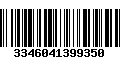 Código de Barras 3346041399350