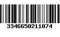 Código de Barras 3346650211074