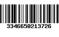 Código de Barras 3346650213726