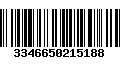 Código de Barras 3346650215188