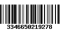 Código de Barras 3346650219278