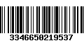 Código de Barras 3346650219537