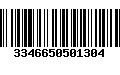 Código de Barras 3346650501304