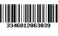 Código de Barras 3346812063039