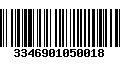 Código de Barras 3346901050018