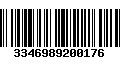 Código de Barras 3346989200176