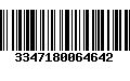 Código de Barras 3347180064642