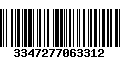 Código de Barras 3347277063312