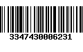 Código de Barras 3347430006231