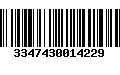 Código de Barras 3347430014229