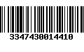 Código de Barras 3347430014410