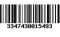 Código de Barras 3347430015493