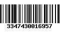 Código de Barras 3347430016957