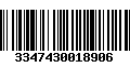 Código de Barras 3347430018906