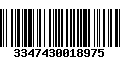 Código de Barras 3347430018975