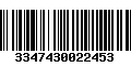 Código de Barras 3347430022453