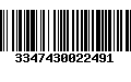 Código de Barras 3347430022491