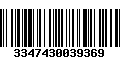 Código de Barras 3347430039369