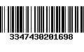 Código de Barras 3347430201698