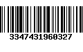 Código de Barras 3347431960327