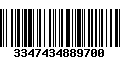 Código de Barras 3347434889700