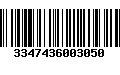 Código de Barras 3347436003050