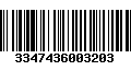 Código de Barras 3347436003203