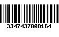 Código de Barras 3347437000164