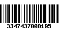 Código de Barras 3347437000195