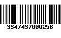 Código de Barras 3347437000256