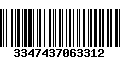 Código de Barras 3347437063312