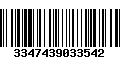 Código de Barras 3347439033542