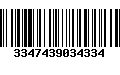 Código de Barras 3347439034334